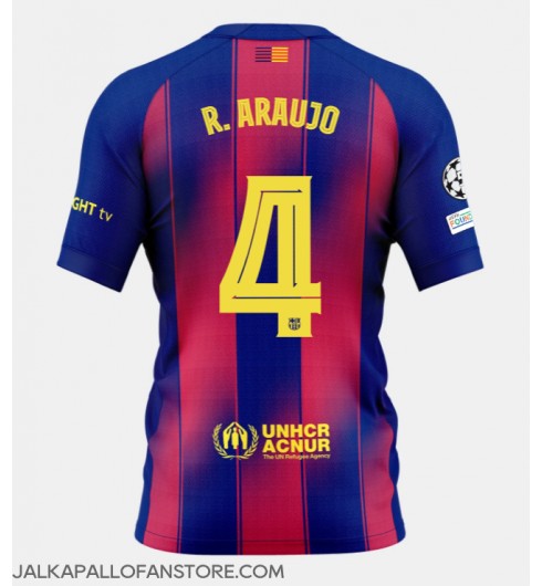 Barcelona Ronald Araujo #4 Kotipaita 2025-26 Lyhythihainen Barcelona Ronald Araujo #4 Kotipaita 2025-26 Lyhythihainen